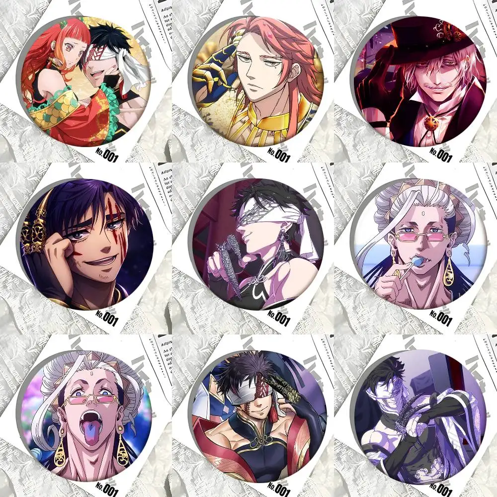 Anime Record Of Ragnarok Round Badge Creative Brooch Clothing Backpack Accessories Lapel Pin
