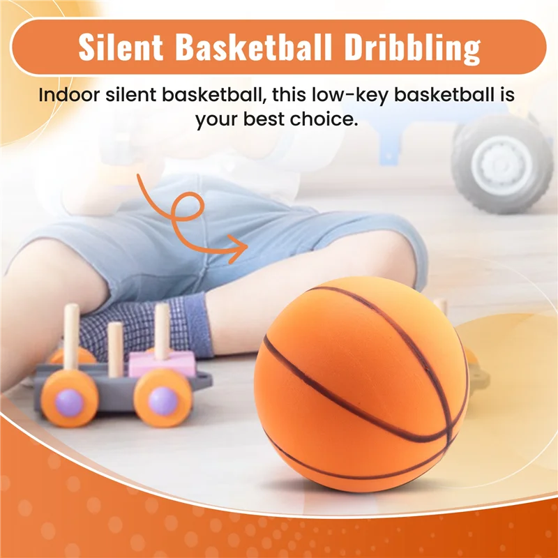 Basketball, leiser Basketball, Dribbling Indoor, Indoor-Training, Schaumstoffball, kein Lärm, kein Klang, Basketball-B60B