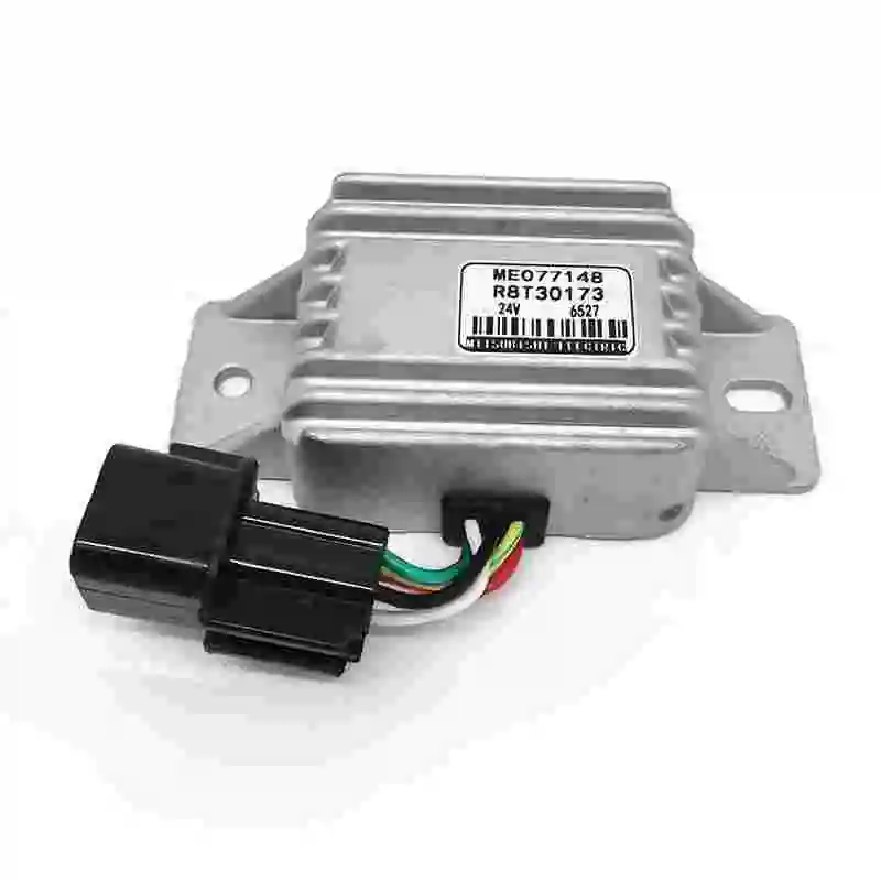 ME077148 R8T30173 Excavator Spart Parts E320B E320C Mitsubishi Excavator Safety Relay Alternator 24V black plug