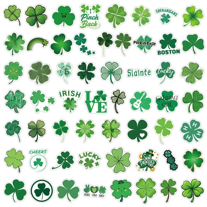 55 قطعة شعار سانت باتريك الكتابة على الجدران ملصق الشارات المواد الجمالية حقيبة كوب ماء سيارة الهاتف المحمول لتقوم بها بنفسك ملصق مزخرفة