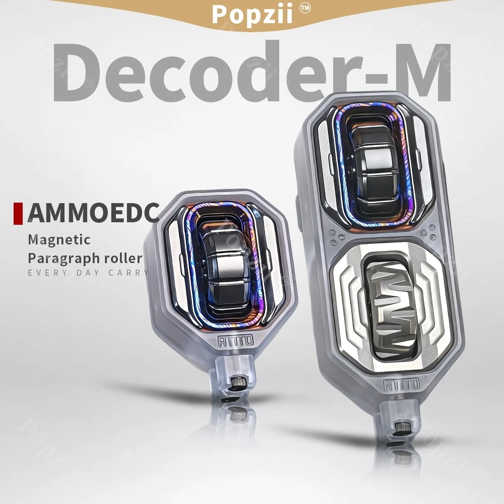 

Декодер AMMOEDC-M из циркониевого тимаска, магнитный роликовый EDC-гаджет для снятия стресса у взрослых, игрушка для снятия тревоги с различными способами игры