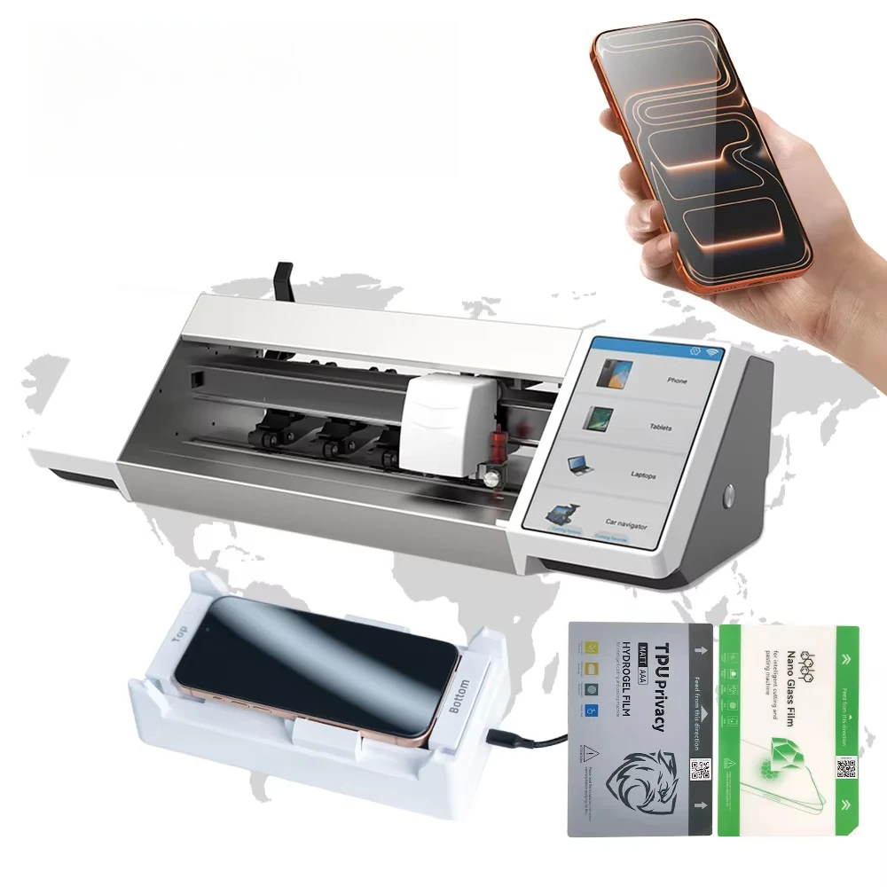 

Universal Mobile Phone Screen Protector Tpu Hydrogel Plotter Intelligent Cutting Machine Give Away Film Application Tools