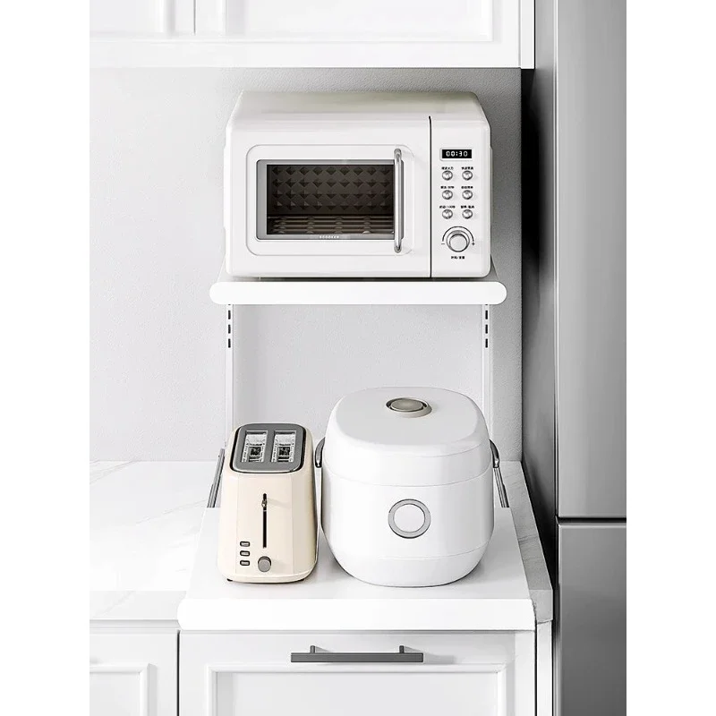 Pull-out microwave oven rack kitchen rice cooker countertop multi-function