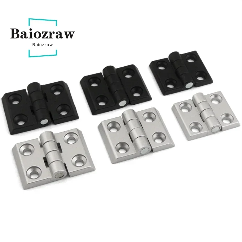 Black hinge 2020/3030/4040 finished aluminum alloy hinge active hinge profile connection