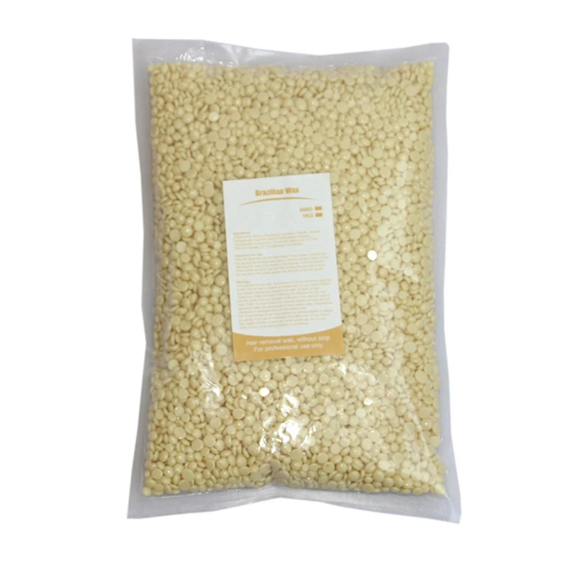 Fagioli di cera ceretta da 500G per la depilazione perline di cera depilatoria dura a Film caldo per tutto il corpo per macchina scaldacera