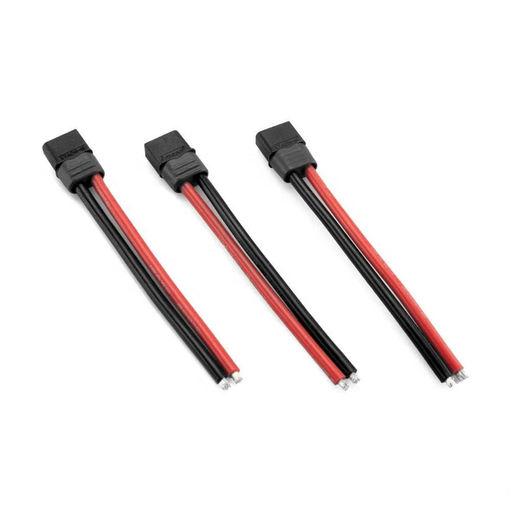 10 قطعة Amass XT60 موصل أسود يبو ضفيرة 12AWG 150 مللي متر سلك السيليكون XT60H كابل البطارية الرصاص ل RC الطائرات والطائرات بدون طيار نموذج DIY بها بنفسك