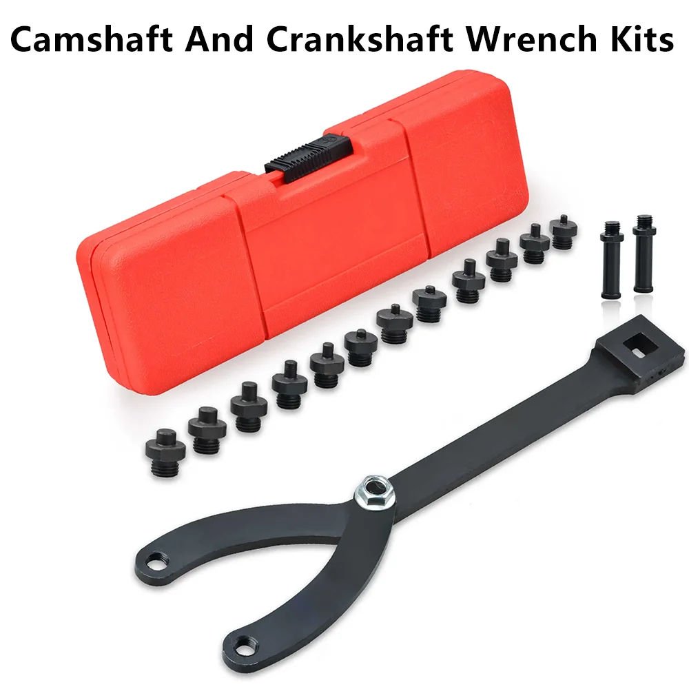 

Adjustable Variable Pin Spanner Wrench Pulley Puller Remover Automobile Repair Tools Camshaft And Crankshaft Wrench Kits 1/2Inch