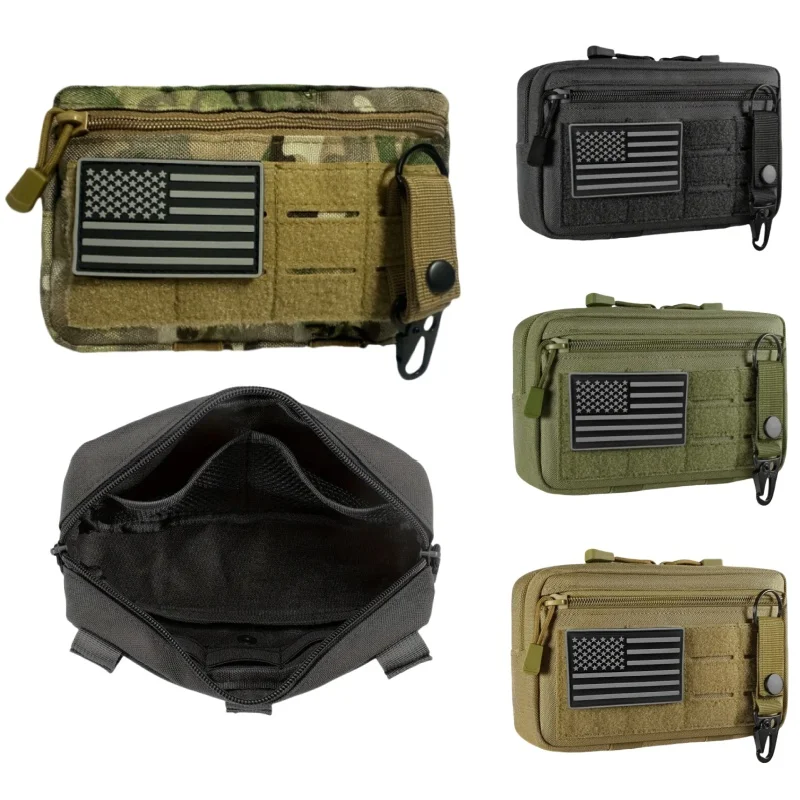 

Low-Profile Admin Pouch | MOLLE Utility Organizer Pouch | Horizontal Duty Pouch