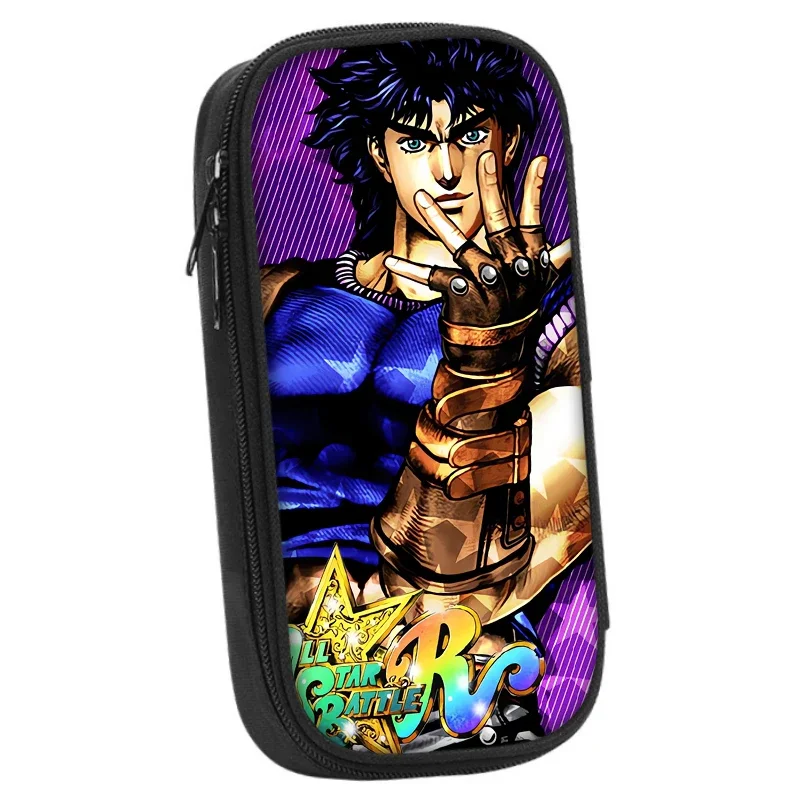 21cm X 10cm Jonathan Joestar Cool Customized Large-capacity Stationery Pencil Case for Popular Anime Two-dimensional Peripheral