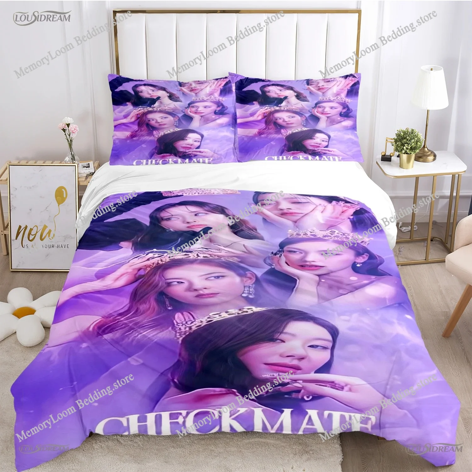 

Itzy-Korean Singing Group All Season Duvet Cover Comforter Bedding set Soft Quilt Cover and Pillowcases SingleDoubleQueenKing