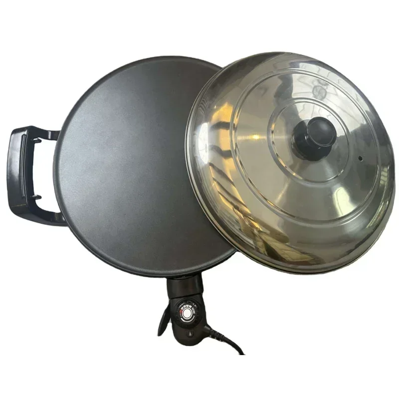 In stock  2025 Trending Ingera in Ma'alot Factory Price 18inch Ethiopians Mogogo Injera Maker With Cover 2200W 47CM Ethiopian