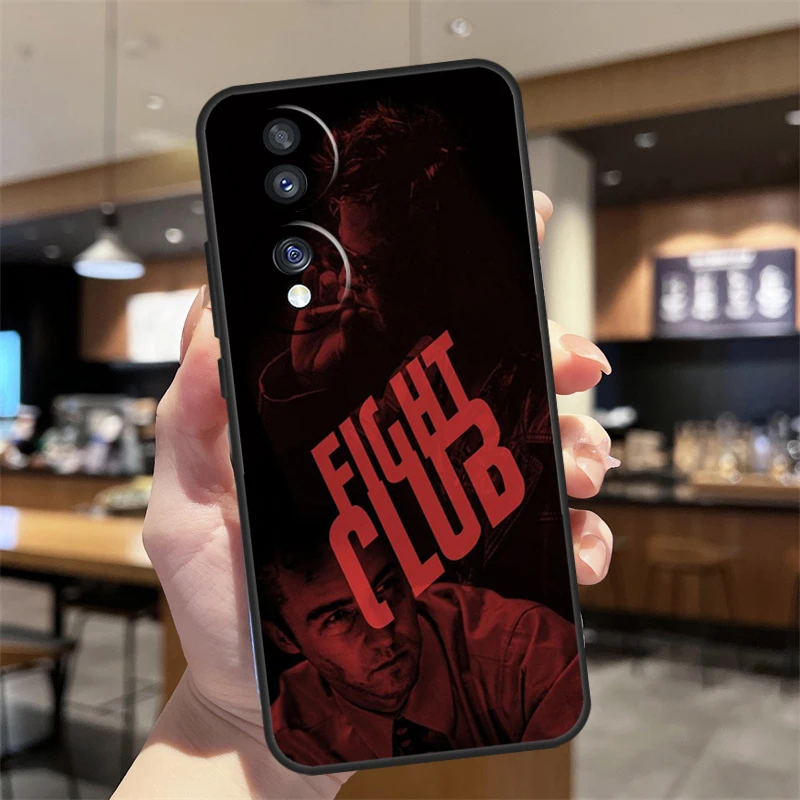 Fight Club Movie Poster Cover For Huawei P30 P50 Pro P20 P40 Lite P Smart 2019 Nova 5T Honor X9a 50 70 X7 X8 Case