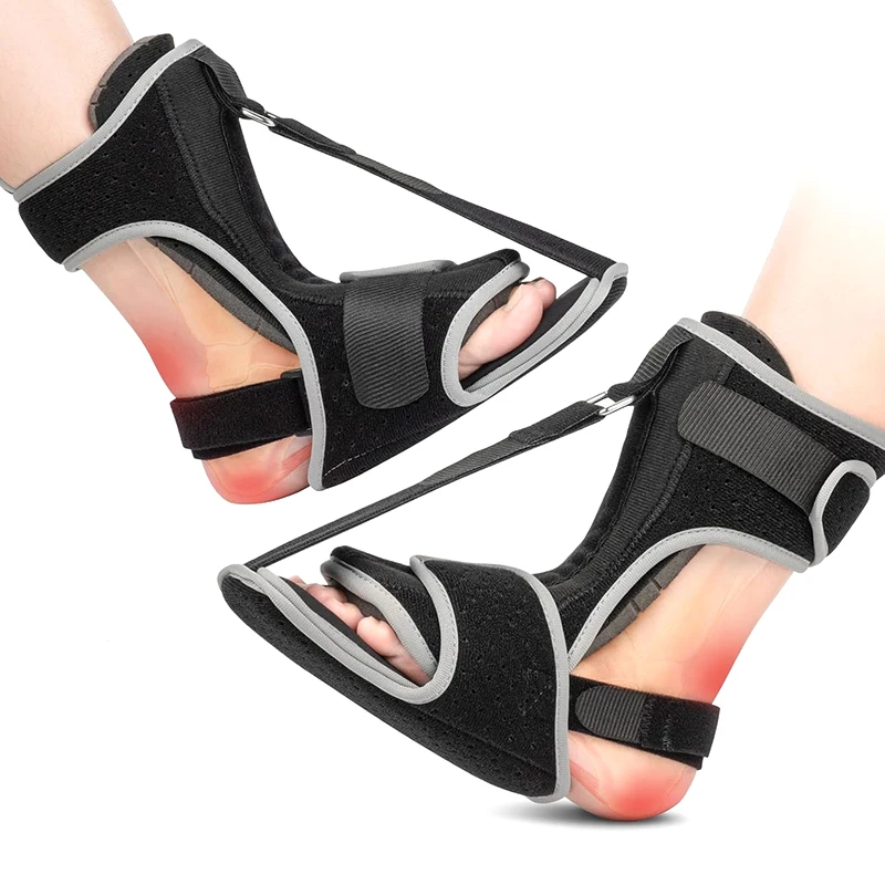 

Plantar Fasciitis Night Splint Adjustable Sponge Padding Ankle Arch Support Stretch Boot Tendonitis Relief Foot Drop Brace