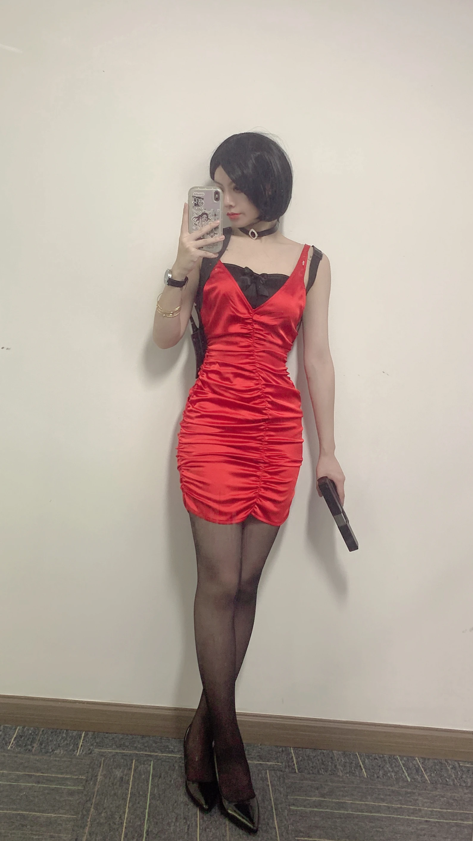 

Ada Wong Cosplay Costume Resident 4 Halloween Carnival Party Outfits Clothing