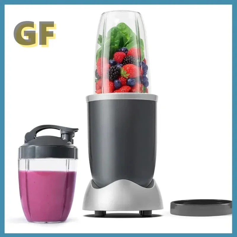 

Personal Blender for Shakes, Smoothies, Food Prep, and Frozen Blending, 24 Ounces, 600 Watt, Gray, (NBR-0601)