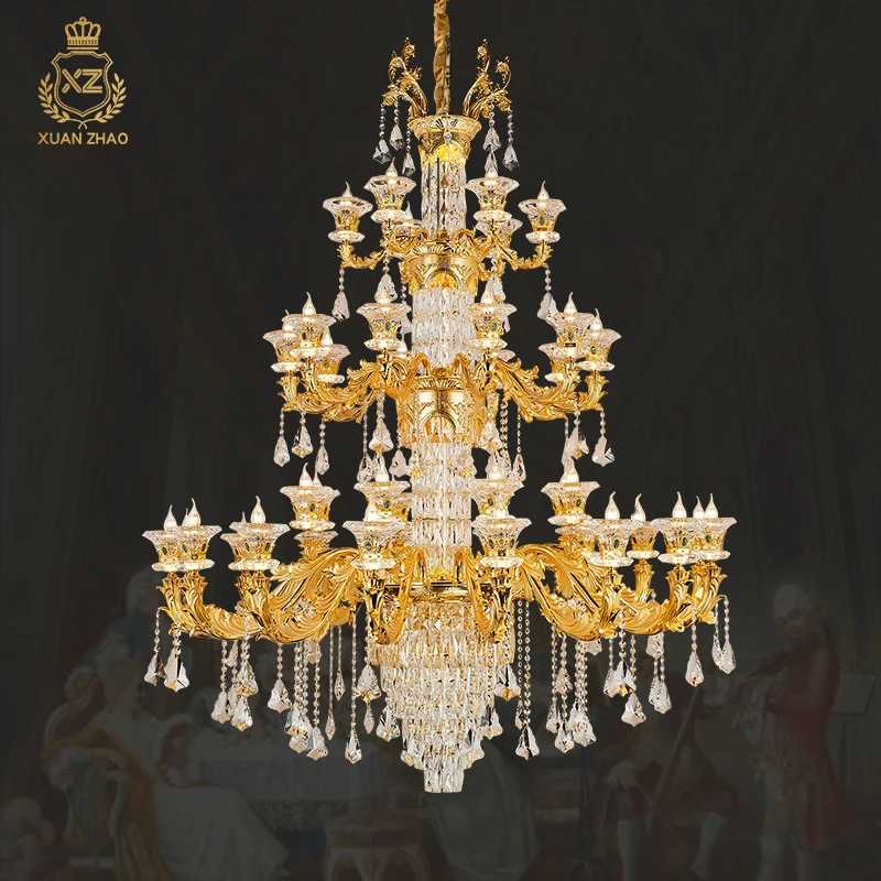 European Style Royal Diam.160 cm Crystal Chandeliers Manufacturer Chandelier Luxury Modern