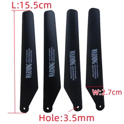 4pcs=2A+2B H002 LH1108 109 S006 9009 15.5CM 0.35CM Main Props Propellers Blades R/C Helicopter Spare Parts Access