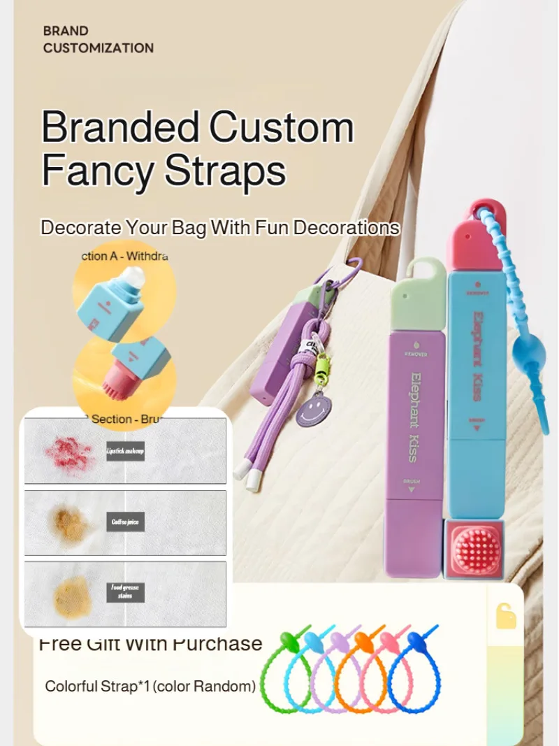 

Portable Water-free Instant Stain Removal Grease Removal for White Clothes Mild Ingredients /Travel Emergency Cleaning Tool