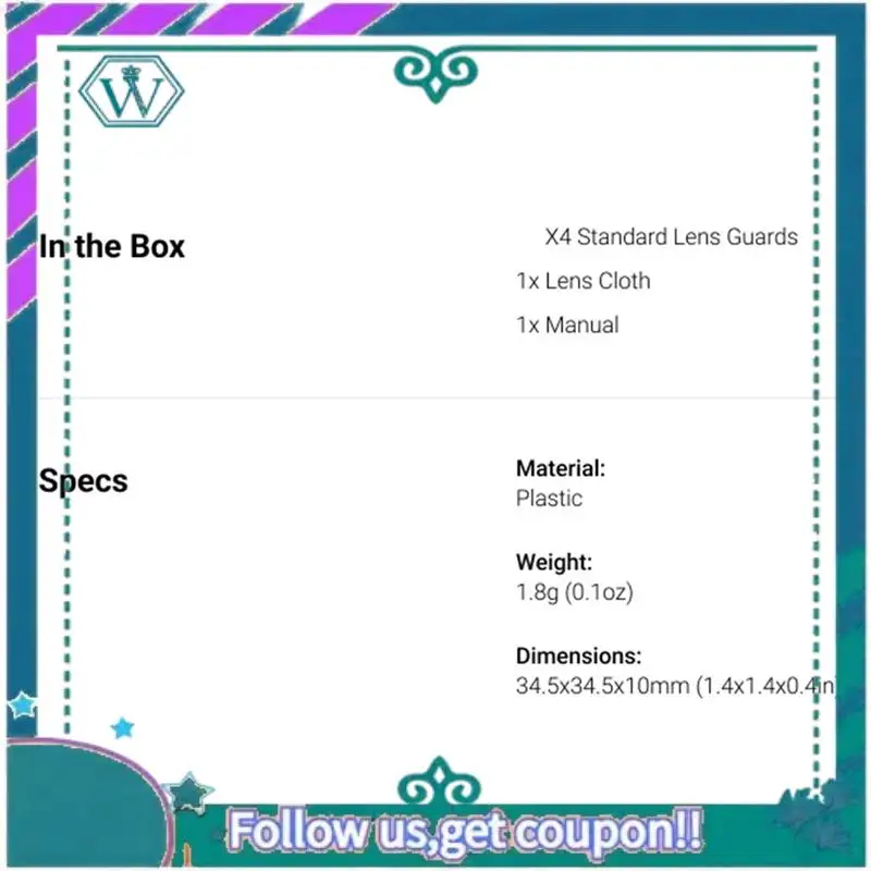 A75Q-Para gafas protectoras estándar Insta360 X4, adecuadas para lentes panorámicas, protección integral