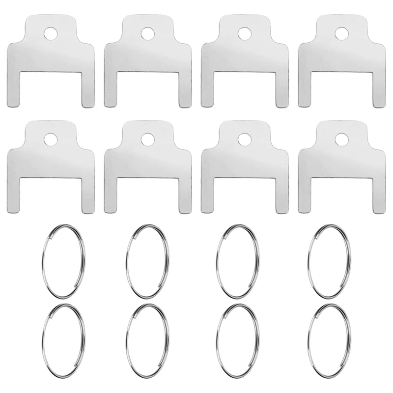 

A73P-8Pcs 770301 Paper Towel Dispenser Keys,Toilet Paper Dispenser With 8 Key Rings Paper Towel Holder Key Tissue Box Key