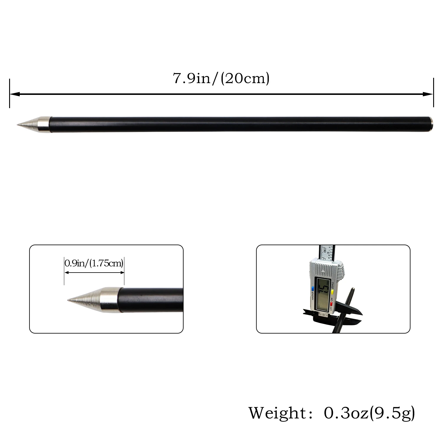 No-Fletching Straight Slingshot Darts with Cone Tip for Outdoor Target Practice & Precision Sports Gear