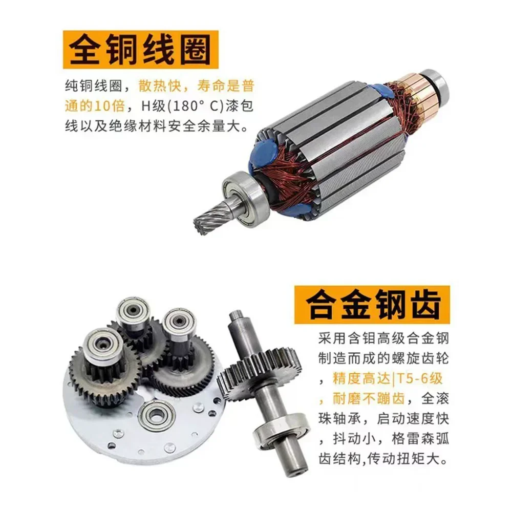 60W Micro Geared Reducer Motor DC 12V 24V Low Speed 10 To 600RPM High Torque 3.2 To 100KG Adjustable Speed Reversible Motor