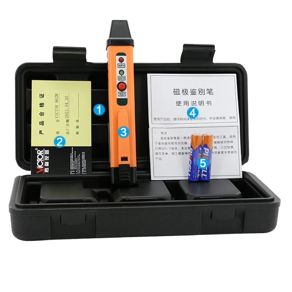 

Магнитный детектор Северного и Южного полюса, идентификационная ручка для проверки рабочего стола, высокоточный дисплей светоизлучающих диодов