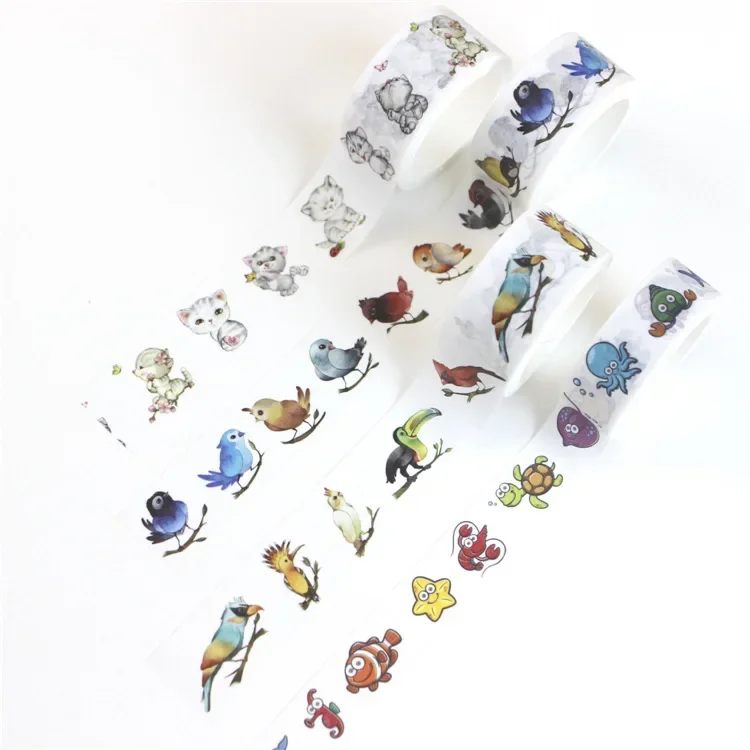 1 Roll 5M Washi Tape Cute Note Sticker Hand Journal Diary Decoration Paper Paste Tape