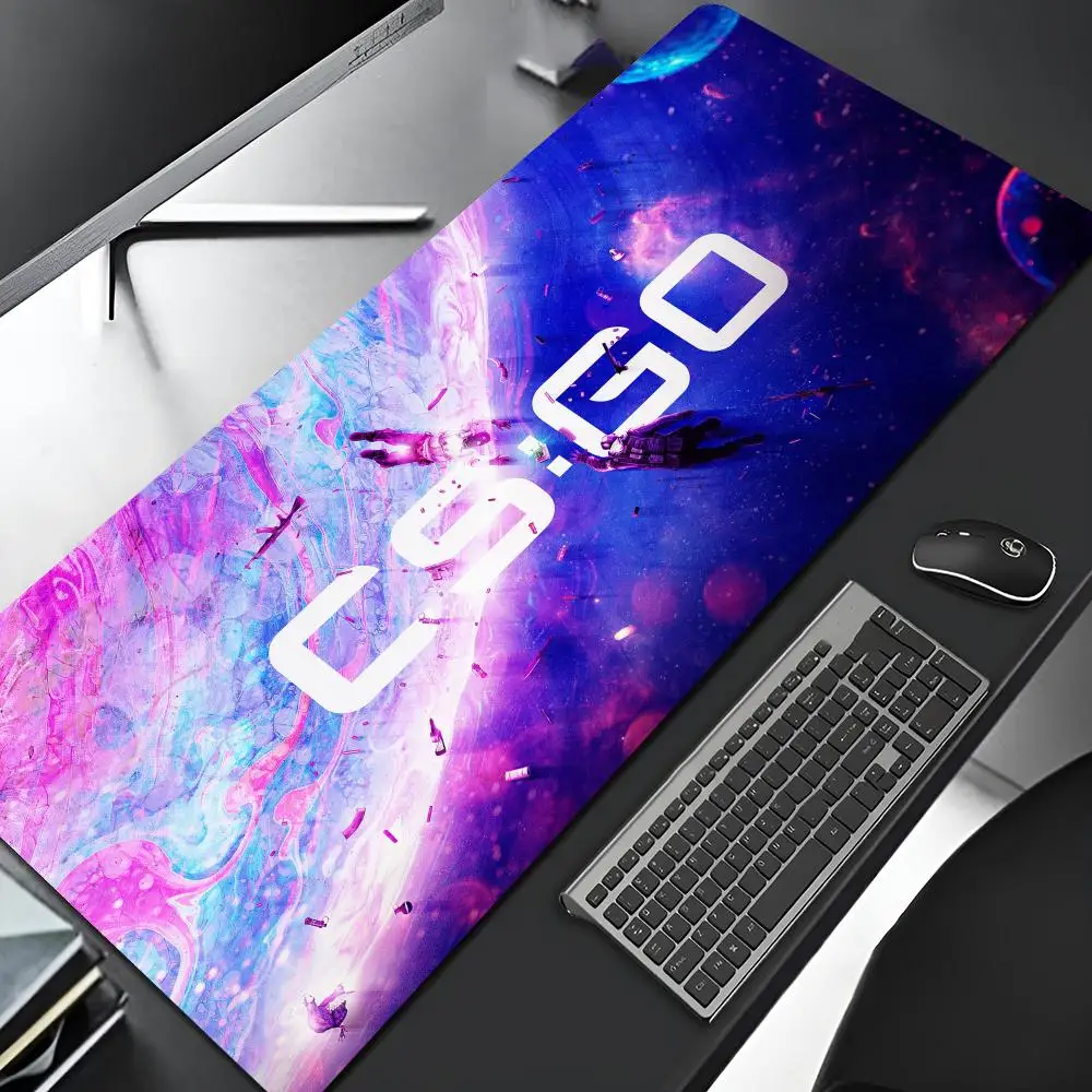 Cs Go Mouse Pad Gaming Locking Edge Pearlescent Big Computer Gamer Large Rubber Art Mousepad Laptop Desk Mat