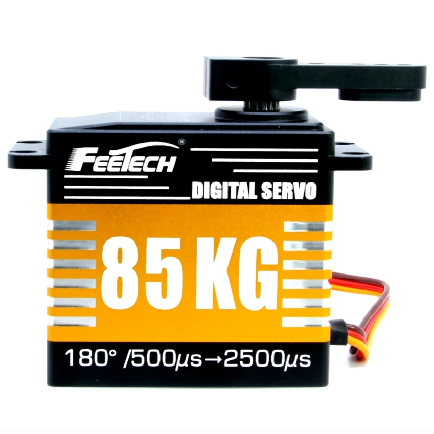 เซอร์โวมอเตอร์ดิจิตอล 12V 80 กก. พร้อมแขนเซอร์โว 15T เกียร์โลหะ สำหรับรถบังคับวิทยุ ของเล่น 180 องศา กันน้ำ ความปลอดภัยสูง รีโมทคอนโทรล คอมพิวเตอร์ DIY