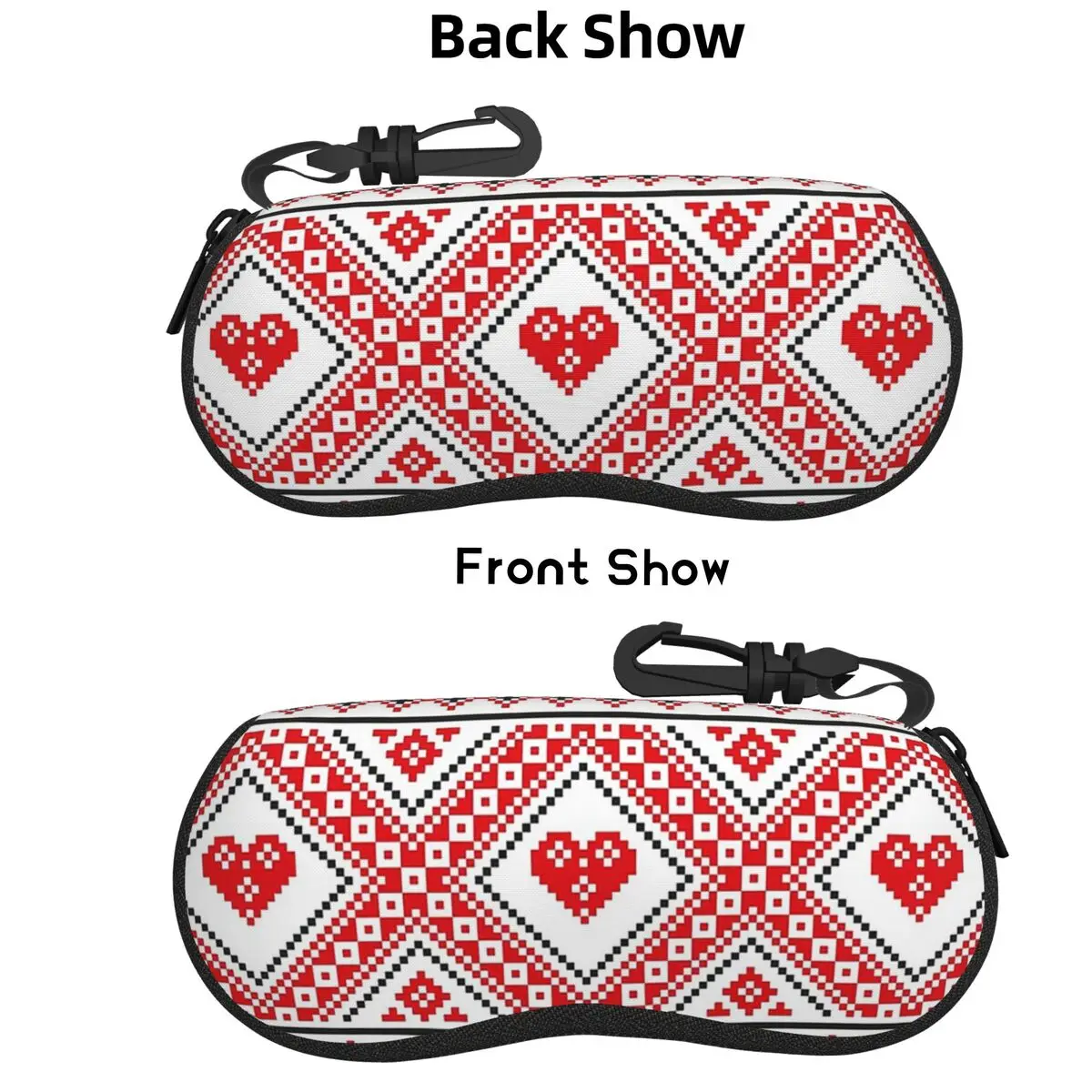 

Croatia Hrvatska Kroatia Hrv Shell Glasses Case Portable Sunglasses Box Women Men Soft Eyeglass Bag Pouch
