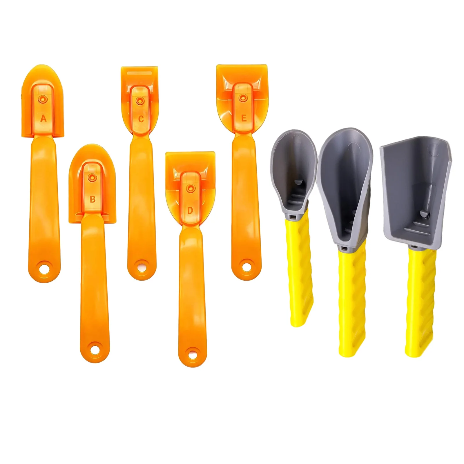 8pcs Caulking Tools Set Reusable Caulking Applicator Spatula Wall Caulk Remover Grout Sealer Applicator Caulking Finishing Tool