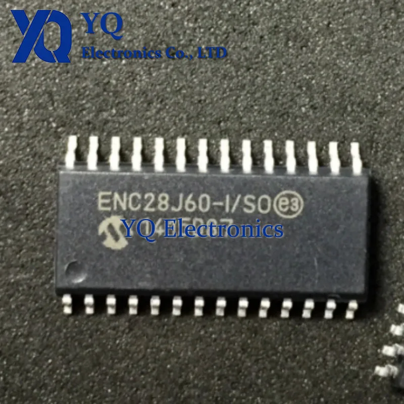 1PCS/lot New OriginaI ENC28J60-I/SO ENC28J60 SOIC-28 Independent Ethernet Controller Chip