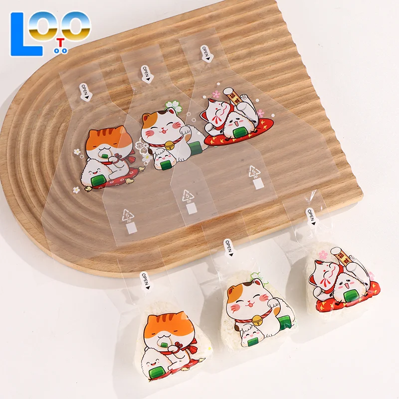 50/100 Pz Triangolo Giapponese Palla di Riso Sacchetto di Imballaggio Usa E Getta Nori Onigiri Sacchetto di Sushi Sushi Che Fanno Stampo Bento Accessori