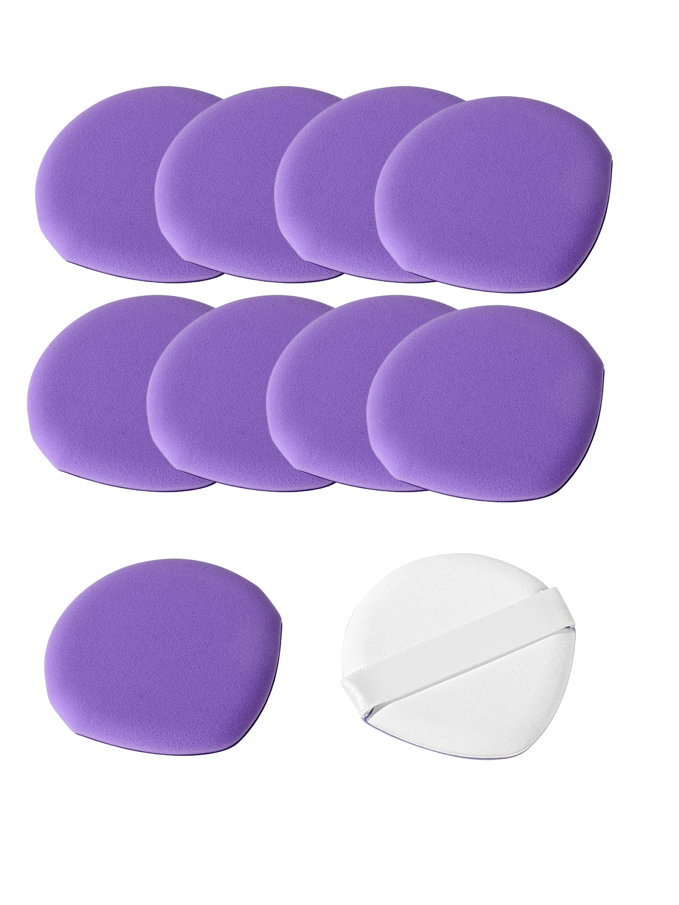 Éponge de maquillage goutte d'eau, 10 pièces, coussin d'air, bouffante de maquillage pour fond de teint, correcteur, larme, poudre de réglage, éponge de fond de teint