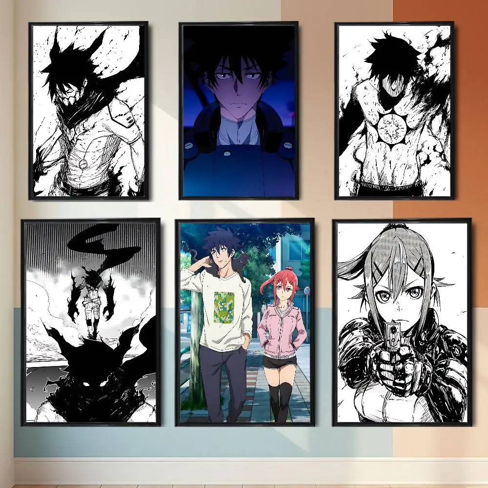 Ninja Agatsuma Jiro Black Torch Poster Trendy Wall Art For Coffee Office Bar Decoration Best Gift Good Sticker Printed