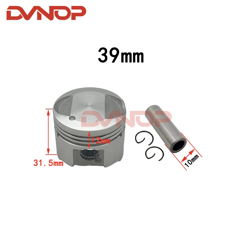 Piston for Suzuki  Lets4 lets5 V50G 4T,piston 39mm pin 10mm rings,gasket,cylinder set,50cc