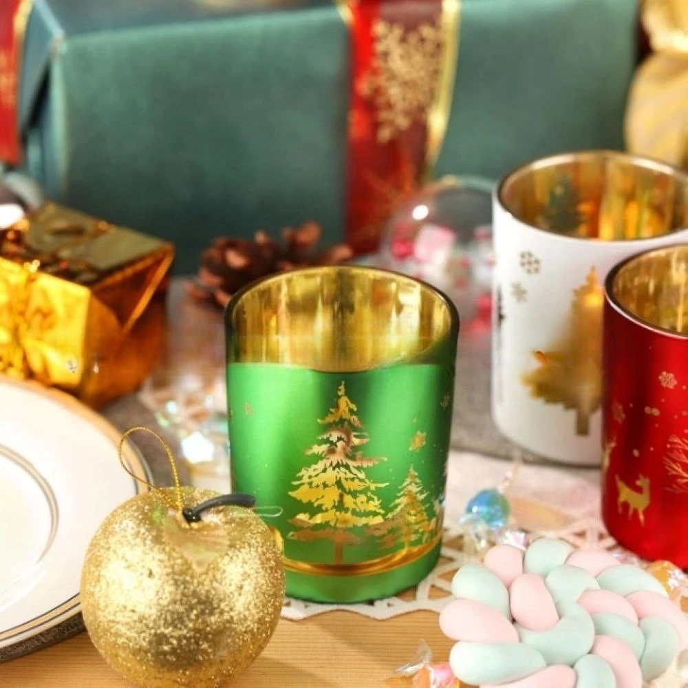 Bécipients en verre de noël po - Candle Making Jars Wholesale avis et prix