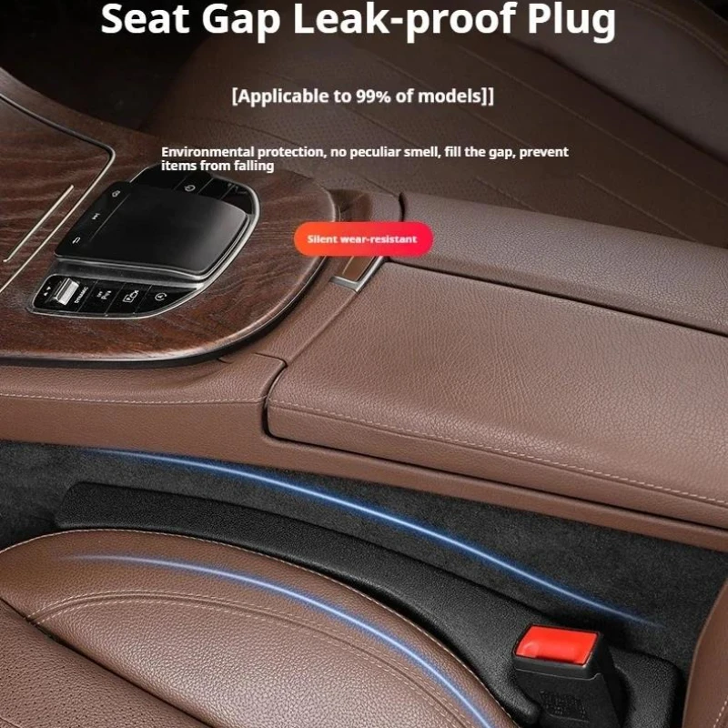 2 قطعة مقعد السيارة الفجوة حشو العالمي مانعة للتسرب ملء قطاع الجانب التماس التوصيل قطاع مكافحة الإفلات مقعد الفجوة قطاع مع ثقب ديكور السيارة