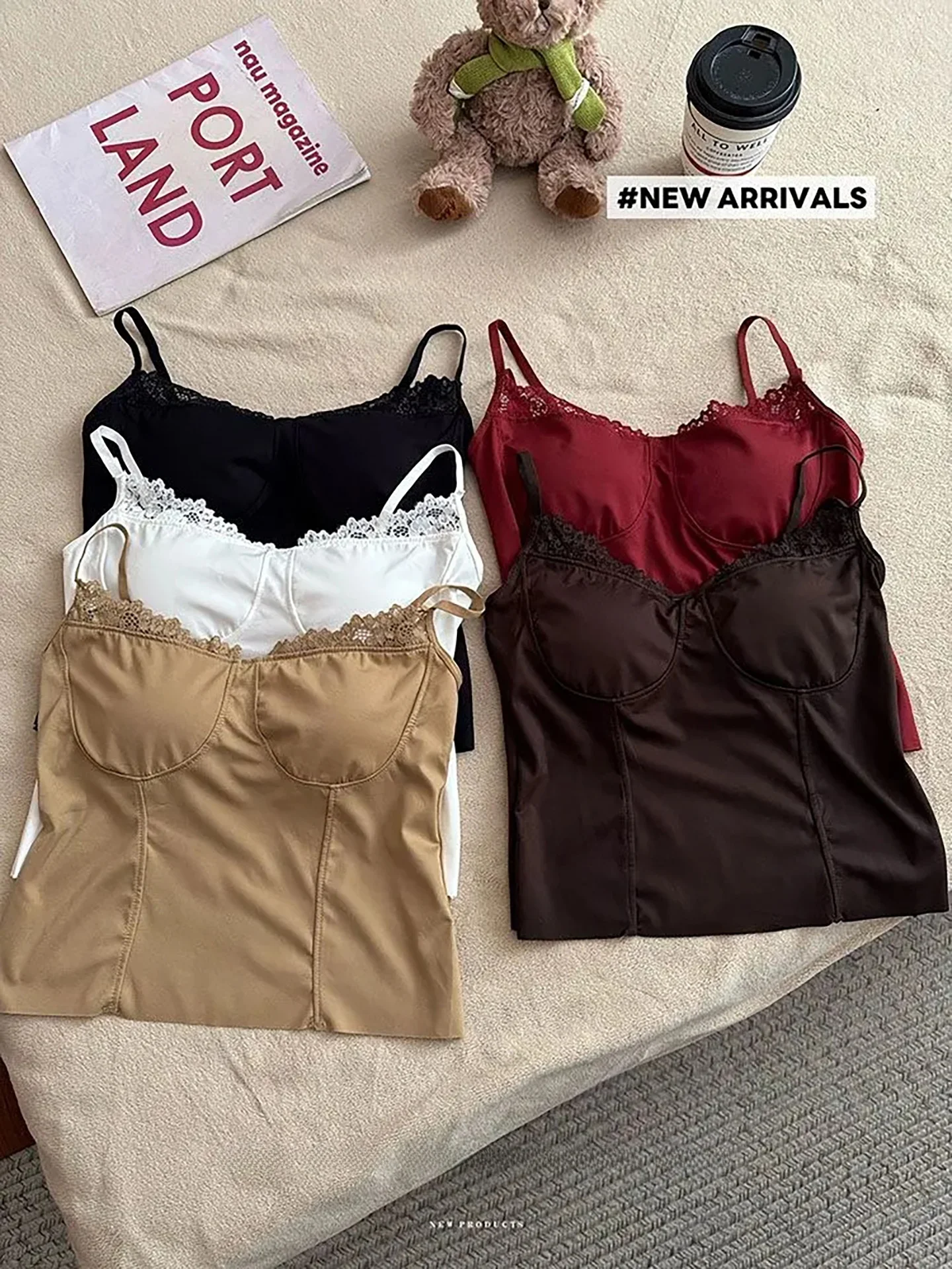 Ele الدانتيل تقليم مربوط تانك القمم المرأة سليم صالح Faionable تسليط الضوء على الجسم القرد ربيع 2026 جديد Sle تنوعا