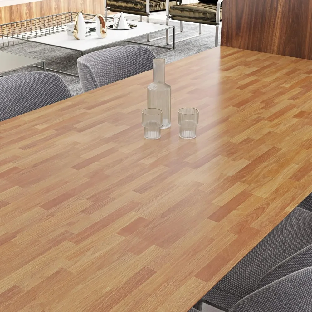 Peel and Stick Light Wood Butcher Block Countertop Contact Paper, 36x197 Inches Wide for Kitchen Counters