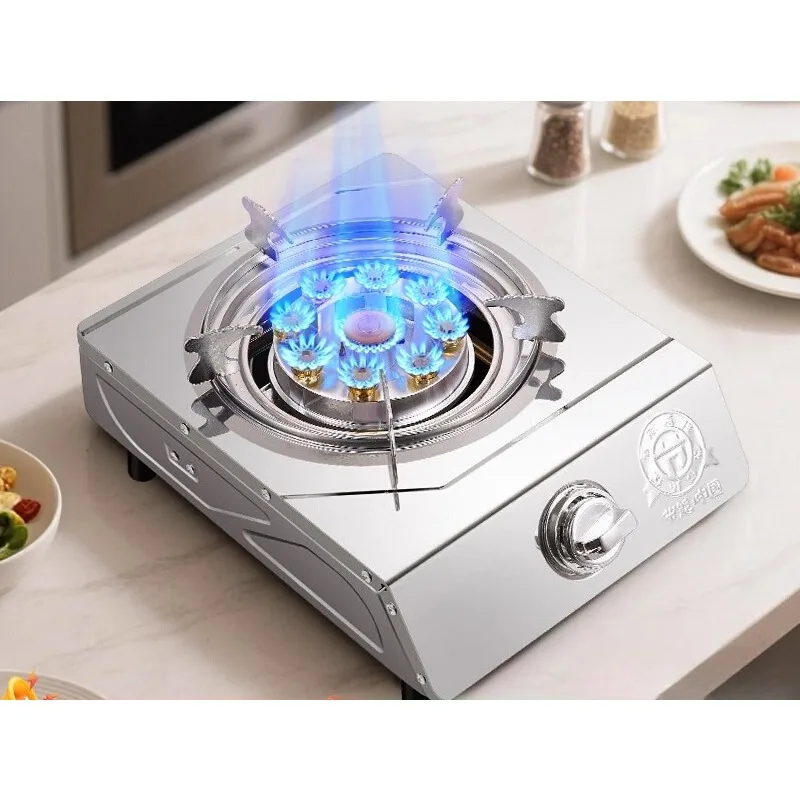 

Portable Single Burner Gas Stove Energy Saving Desktop Cooktop for Home Use Natural Gas LPG
