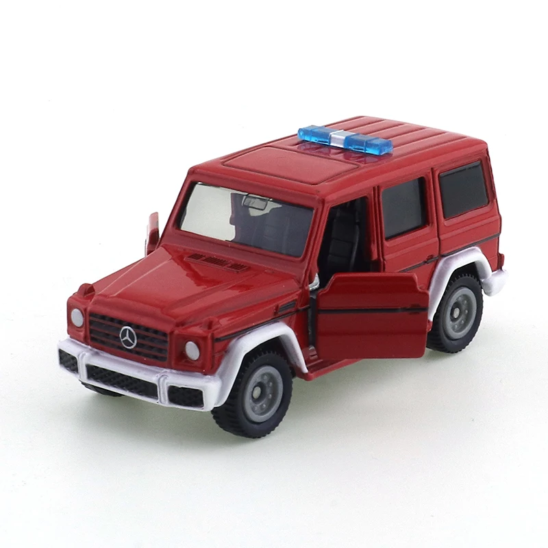 TAKARA TOMY TOMICA เบอร์ 63 Mercedes-Benz G-Class Fire Command Veile รถโลหะผสมของเล่นมอเตอร์รถโลหะ Diecast สําหรับเด็ก