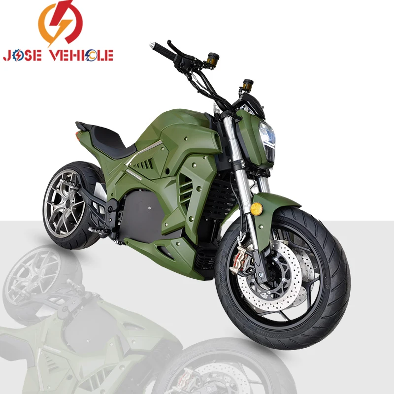 Single Side Arms 8000w Motor 150km/h Speed 180ah Lithium Battery Long Range Racing Electric Motorcycle