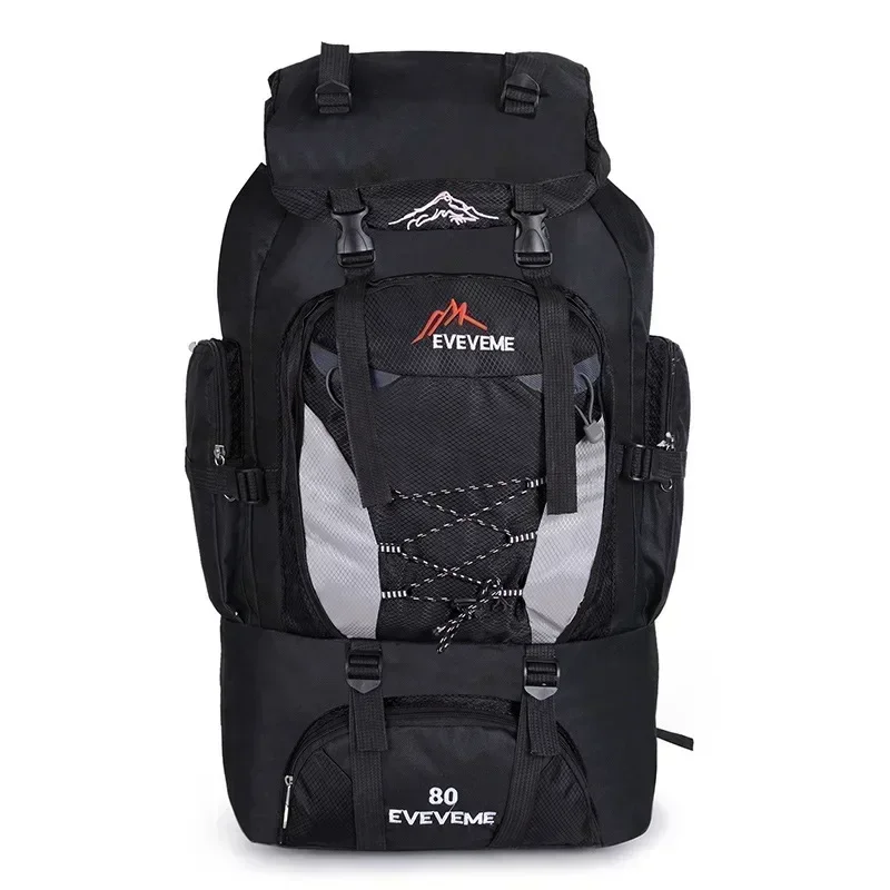 2019 Backpacks 80L Camping Hiking Backpack Bag Outdoor Sports Bags Travel Waterproof Shoulder Men Climbing Fishing Rucksack