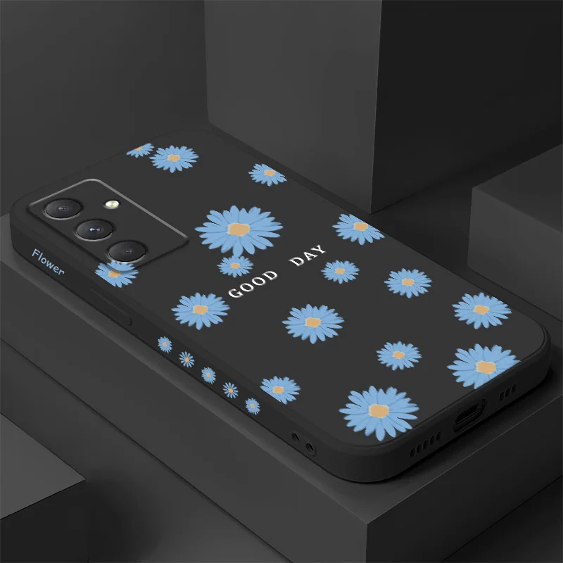 

Blue Dancing Daisies Phone Case For Samsung Galaxy A56 A36 A26 A16 A06 A55 A35 A25 A15 A05 A05S A54 A34 A24 A14 A04 A04S A04E 4G