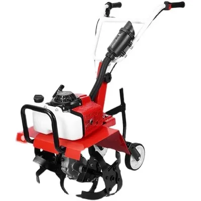 

Small Rotary Cultivator Four-stroke Gasoline Engine Hoe Cultivator Family Garden Management Machine Farm Tools