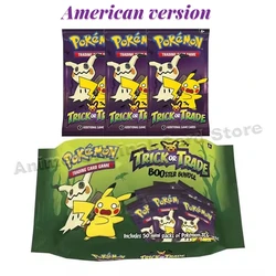 Original Pokemon Cards Halloween Trick or Trade Booster Bundle Gengar pokemon TCG Child Party Game Limited Collection card