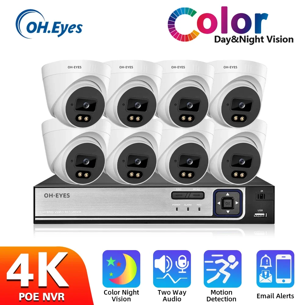 4K 8CH Poe Nvr Kit …