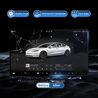 Futhope 16 Inch Tempered Glass Screen Protector For Tesla Model Y YL 2026 Juniper HD Center Control Film Installation Tool 6